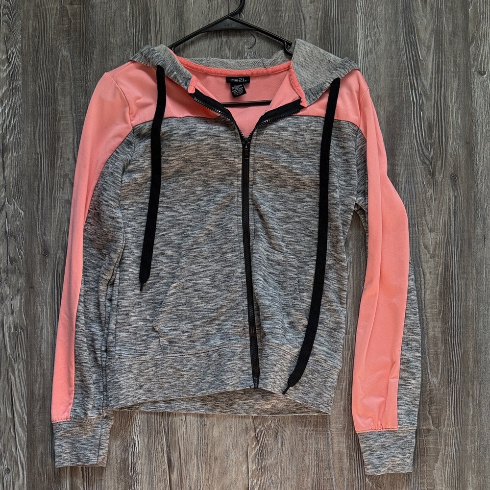 Rue 21 Zip-up Hoodie with Pockets